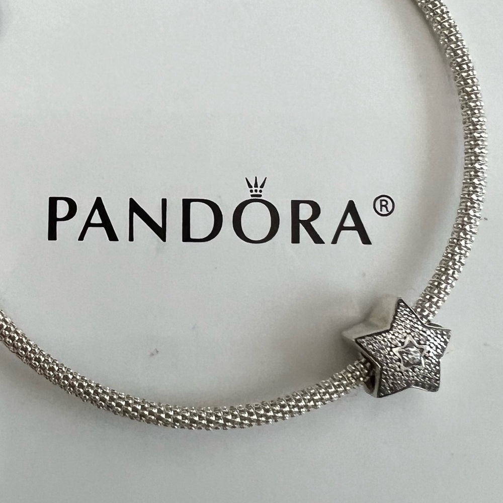COPY - Pandora Wishing Star Clear CZ Charm